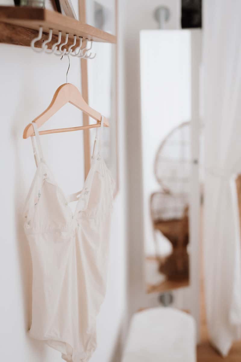 Garderobe im Fotostudio